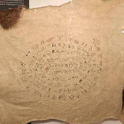 A calendar illustrated by events