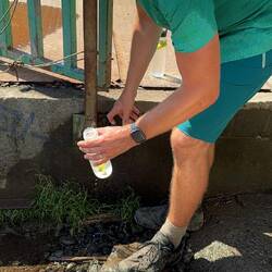 Tipp: Man braucht nicht so viel Trinken (wir 2,5l) mitschleppen,es gibt auf der Hälfte Trinkwasser🚰