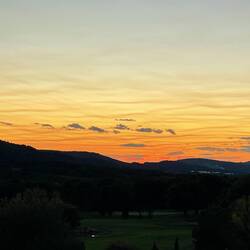 Sunset from our flat
