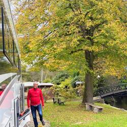 Das übliche Ritual des Ankommens ...