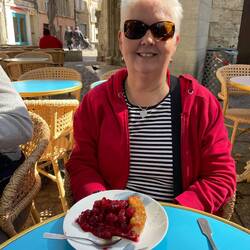 Delicious tart framboise