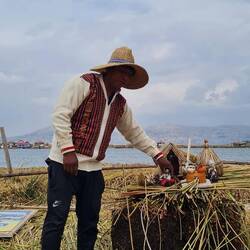 Erklärung des Inselbaus und der Lebensweise mit Püppchen
