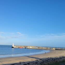 The beach at Ballbriggen.