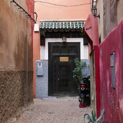 Eingang unseres Riads