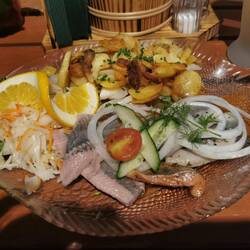 3 verschiedene Matjes und einer leckerer als der andere