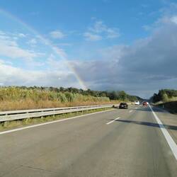 Regenbogen haben uns im gesamten Urlaub immer wieder begleitet 🌈