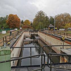 Schleuse in der Schorfheide