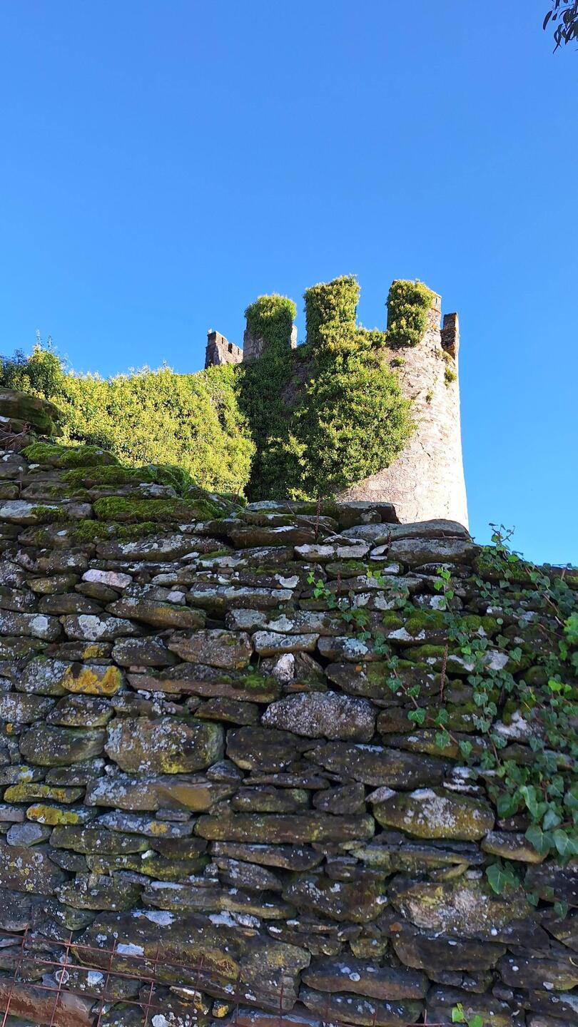 Remnants of a castle.