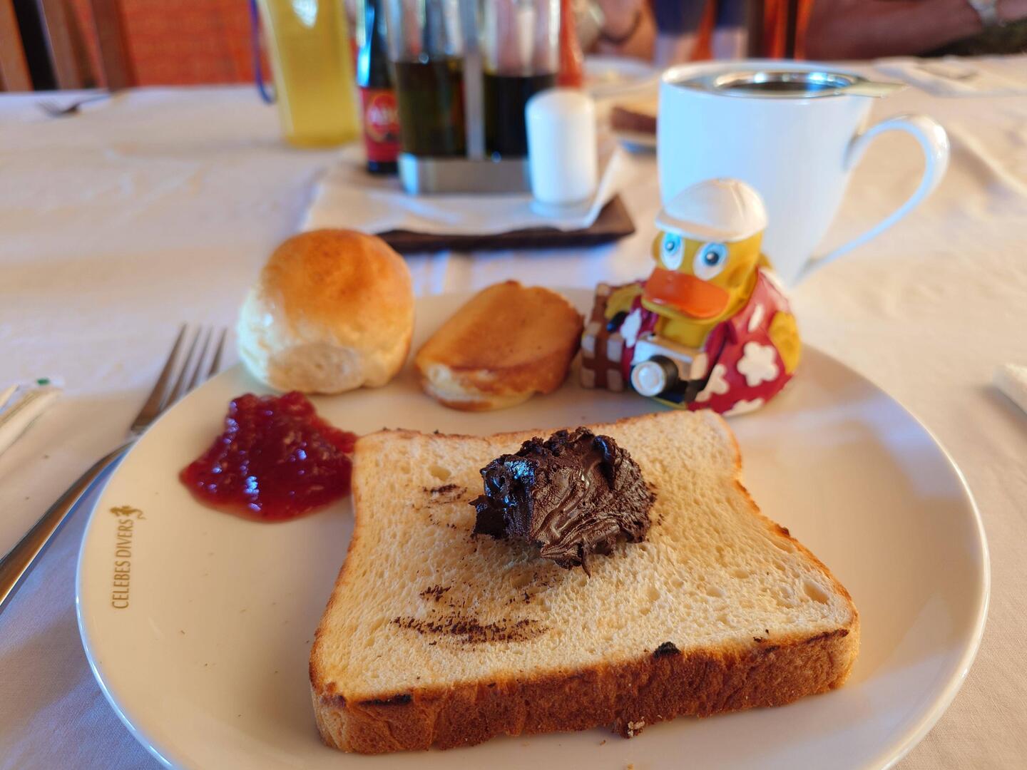 Letztes Frühstück auf der Insel