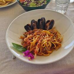 Fresh Pasta with Seefood. 😋