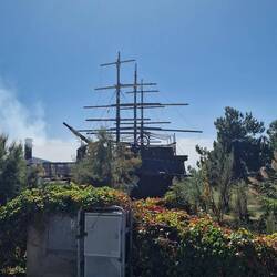 Hier haben wir gegessen.