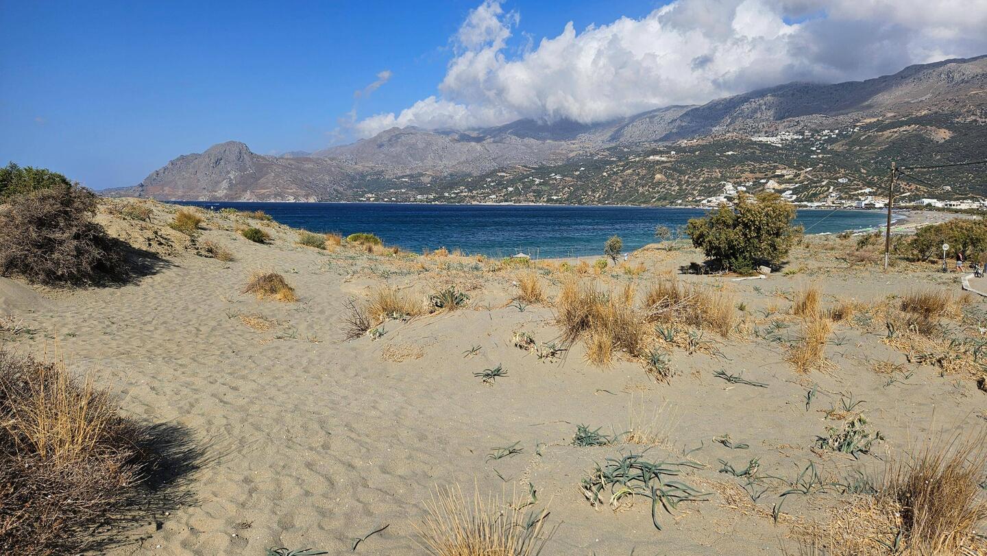 Start vom Hausstrand weg