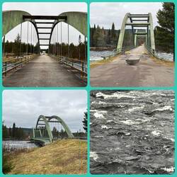 Brücke über den Piteälven