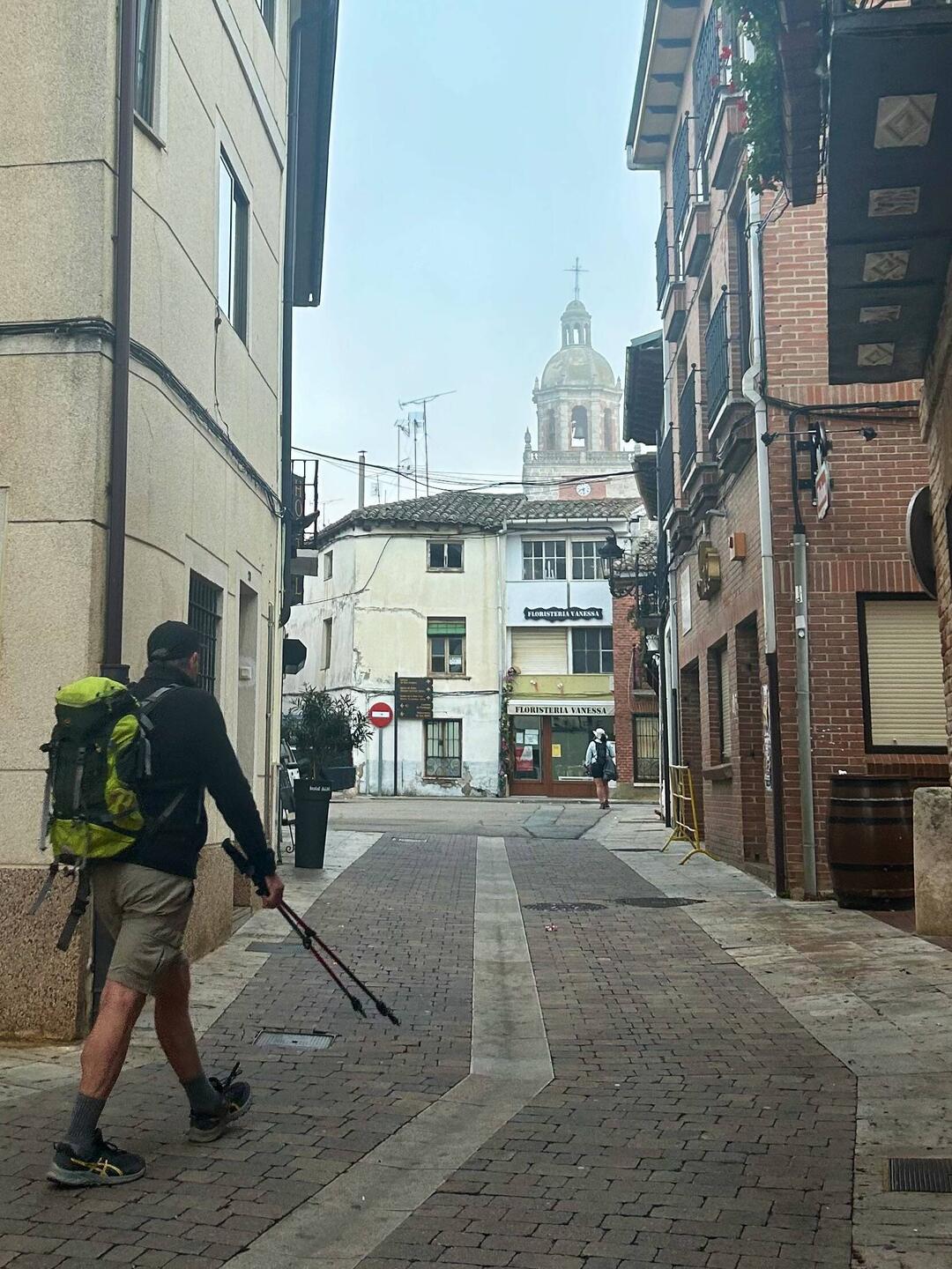 Leaving Carrión a bit misty