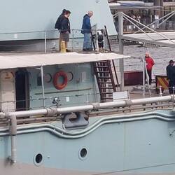 The boys on the HMS Belfast