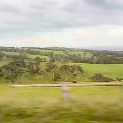 Hinfahrt unter dichten Wolken