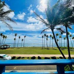 Das war unser Ausblick im Hostel