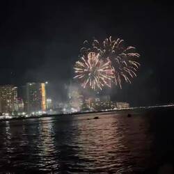 Feuerwerk über Honolulu 🎆