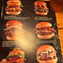 das phantasievolle Burgerangebot