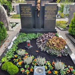 Beautiful burial tombstones in Türkheim