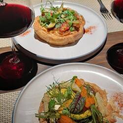 Michelin Restaurant, bisschen Chicki Mickie aber sehr lecker.