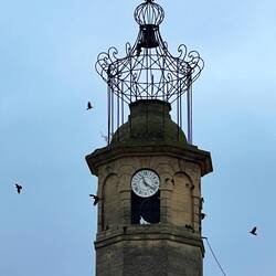Clock tower in Fournes
