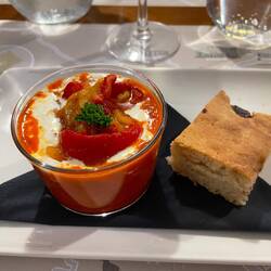 Red pepper soup
