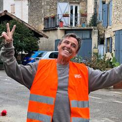 Very friendly locals in Fournès