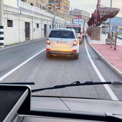 Endlich raus aus dem Schiff und Weiterfahrt Richtung Norden.