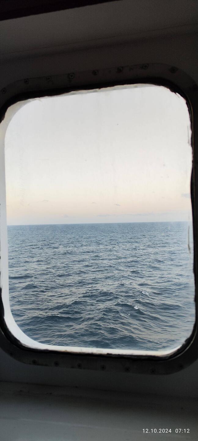 Blick von unserer Kabine aus