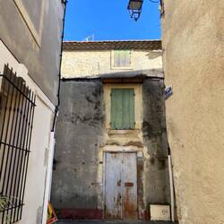 Streets of Vallabrègues following the big storm