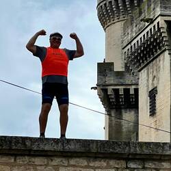 Eric on castle wall