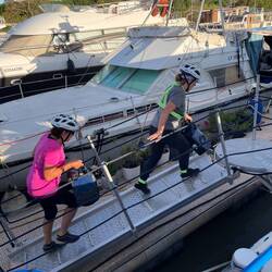 Returning from their ride