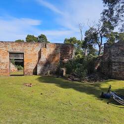 Broader view of Oast House remains
