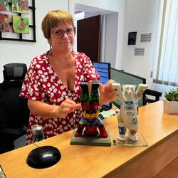 Rektorin mit den Berliner Bären 🐻