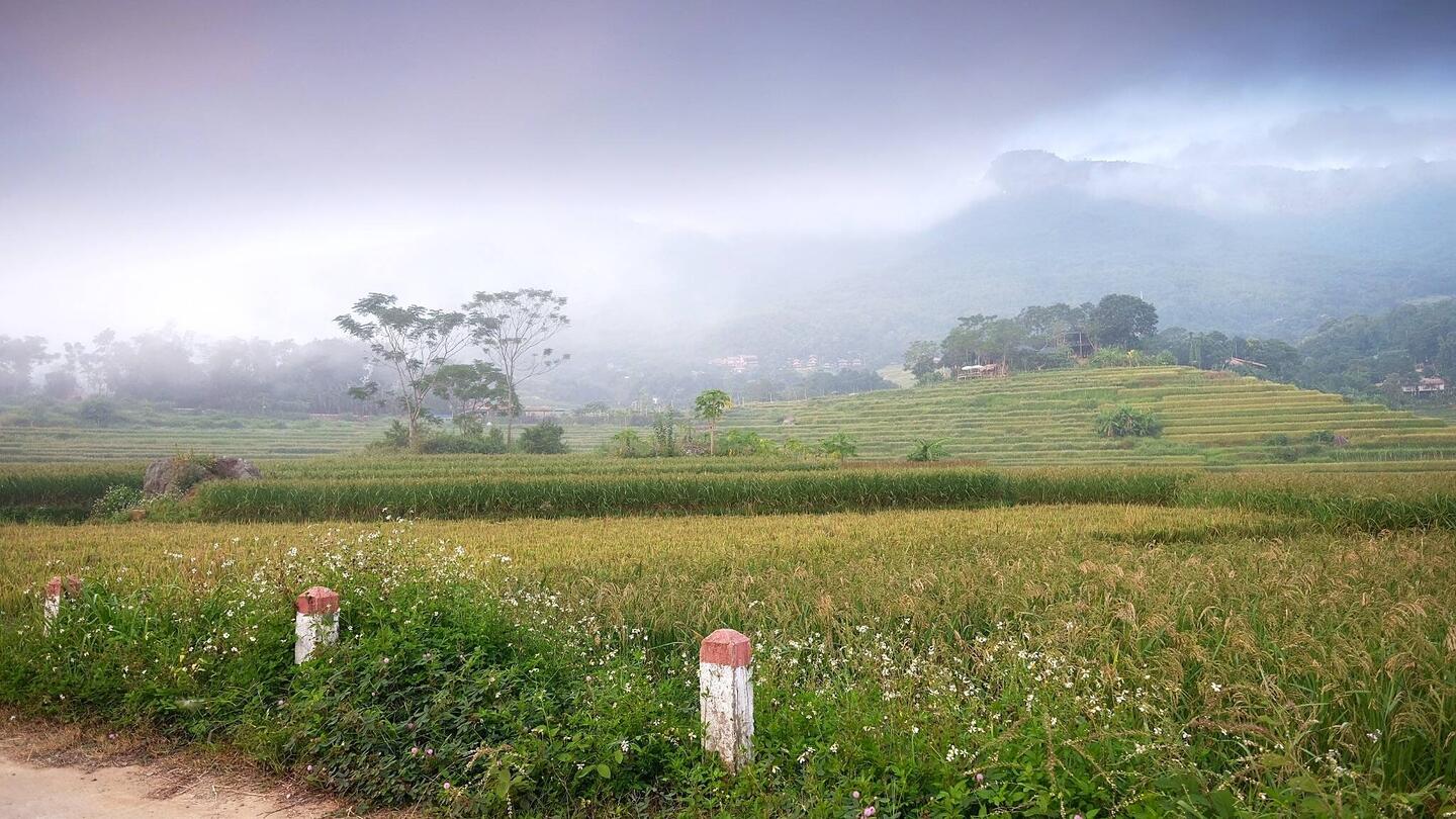 Morgenstimmung in Pu Luong
