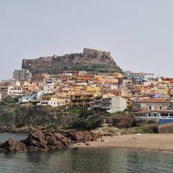 Castelsardo und die Burg.