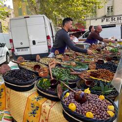 The olives were so good