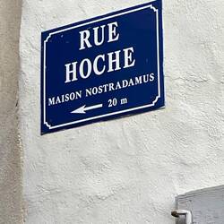 The street he was born on