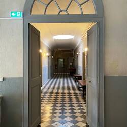 First floor where the doctors, pharmacy and head nuns had their accommodation