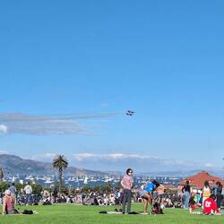 Blue Angels Flugshow der US-Army bei der Fleet Week