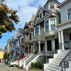 Townhouses in Haight- Ashbury
