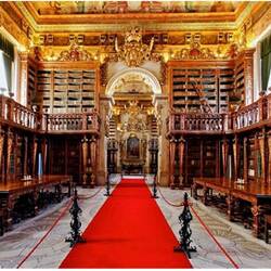 Joanina Library, a baroque library considered one of the most beautiful libraries in the world