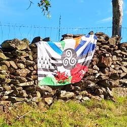 A flag of Celtic nations.