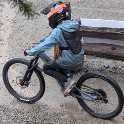 This young one wanted to go again