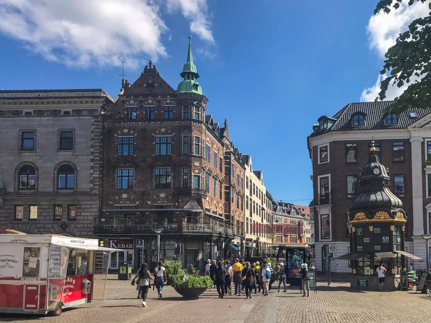 Strøget is one of the longest pedestrian shopping streets in Europe at 1.1 km.
