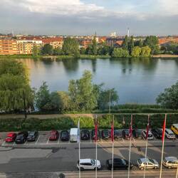 View from our hotel room