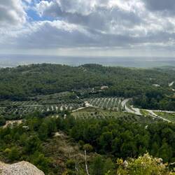Views out across the valley