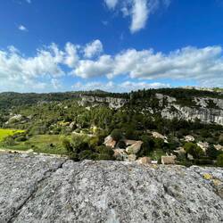 View from place Saint Vincent across to the escarpment