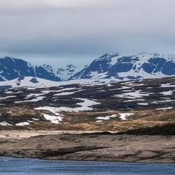 Mountain scenery on the way north.